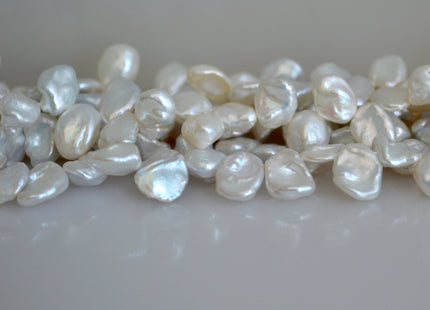 8-9x10-12 mm AAA Natural White Keishi Freshwater Pearls Top Drilled Keishi Pearl Beads High Luster Natural Cultured Keishi Pearls #352
