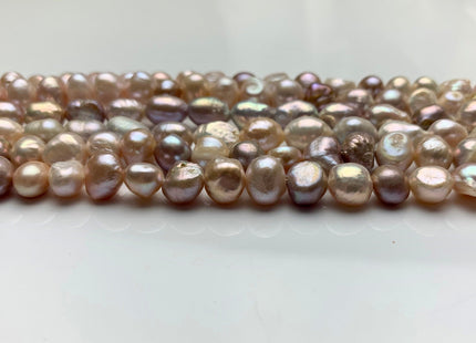 8-8.5 mm Natural Pink Or Natural Seaweed Color Freshwater Pearl Beads Natural Color Freshwater Nugget Pearls #1487