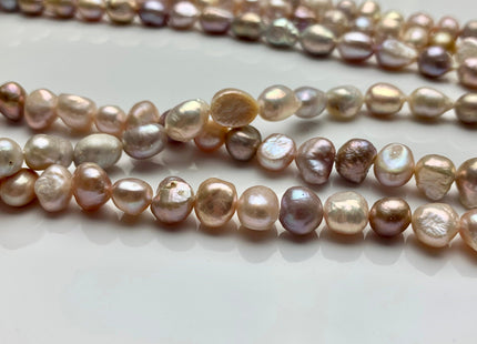 8-8.5 mm Natural Pink Or Natural Seaweed Color Freshwater Pearl Beads Natural Color Freshwater Nugget Pearls #1487