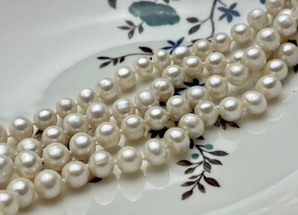 72 inches 8-8.5mm White OR Champange AAA Potato Genuine Freshwater Pearl Necklace, Bridal Pearl Necklace, Long Pearl Necklaces #121