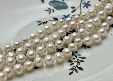72 inches 8-8.5mm White OR Champange AAA Potato Genuine Freshwater Pearl Necklace, Bridal Pearl Necklace, Long Pearl Necklaces #121
