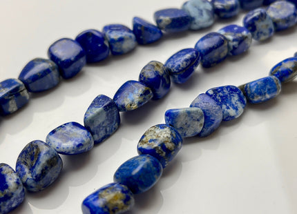 9x11-11x12mm Natural Lapis Blue Color Lapis Gemstone Irregular Nugget Beads Genuine Lapis Irregular Nugget Gemstone Beads #4008