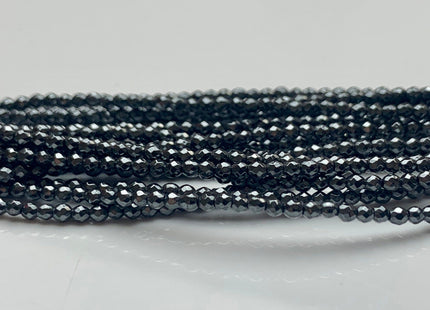 2 mm 3 mm Hematite Pyrite Beads Faceted Round Shape Polished Tiny Beads 15.5 Inches #3048