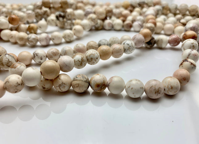 4mm 6mm 8mm 10mm 12mm AAA Smooth Round Zebra Jasper Beads Multi Light Champagne Brown White Color Jasper Gemstone Beads #499