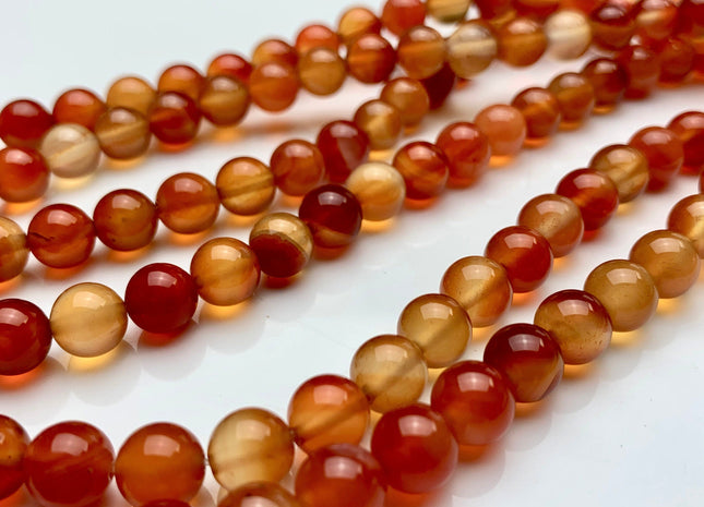 4mm 6mm 8mm 10mm 12mm 14mm AAA Smooth Round Carnelian Gemstone Beads July Birthstone Natural Gemstone Beads Carnelian Loose Beads #389