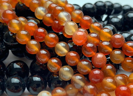 4mm 6mm 8mm 10mm 12mm 14mm AAA Smooth Round Carnelian Gemstone Beads July Birthstone Natural Gemstone Beads Carnelian Loose Beads #389