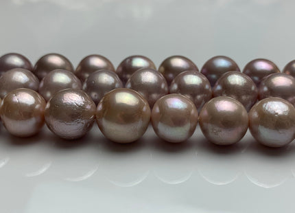 12-14mm AAA Limited Edition Natural Mauve Pink Graduated Baroque/Edison Freshwater Pearl High Luster Genuine Baroque Freshwater Pearl #1054