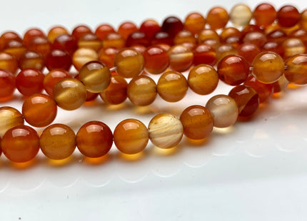 4mm 6mm 8mm 10mm 12mm 14mm AAA Smooth Round Carnelian Gemstone Beads July Birthstone Natural Gemstone Beads Carnelian Loose Beads #389