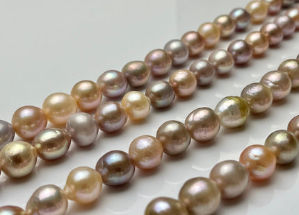 9-11 mm AA Rare Mixed Natural Mauve Pink Baroque Edison Pearls Genuine High Luster Natural Mixed Pink Edison Pearl #P2216