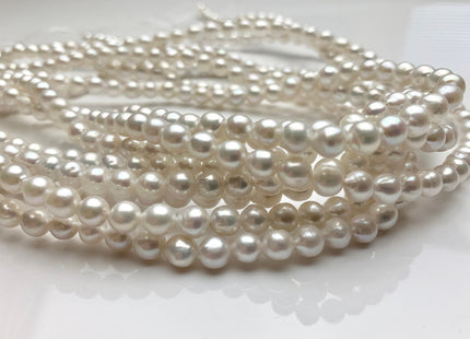 5-6x6-7 mm AAAA Natural White High Luster Baby Edison Baroque Freshwater Pearl Beads Genuine Tear Drop Shape Small Edison Pearls #P1820