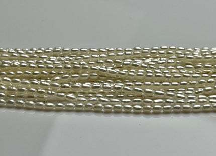 2-2.5x4 mm AAAA Natural White Rice Tiny Seed Freshwater Pearl High Luster Seed Freshwater Pearls Genuine Top Quality Pearls #P2138