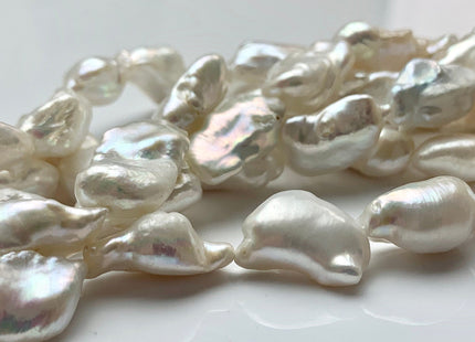 10-12x18 mm AAA Natural White Biwa Stick Freshwater Pearls Genuine Natural High Luster White Stick Pearls #1994
