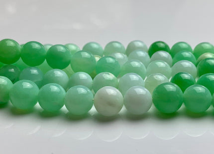 6mm 7mm 8mm 9mm AAA 100% All Natural Smooth Round Multi Green Opal Gemstone Beads Genuine Natural Peruvian Opal 8 Inches Strand #3188
