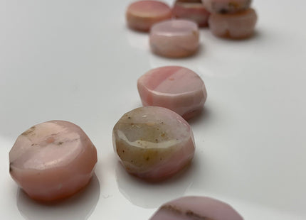7-8x16 mm Faceted Rondelle Shape Natural Pink Opal Gemstone Genuine Quality Natural Color Pink Opal Gemstone #2260