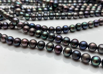 5 mm Peacock Potato Freshwater Pearls Beads Genuine Peacock Freshwater Pearls #1418