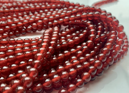 4mm 6mm 8mm 10mm 12mm 14mm AAA Natural Smooth Round Carnelian Beads July Birthstone Natural Dark Red Carnelian Beads 15 Inches Strand #2874