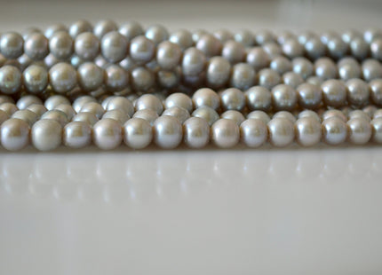 8-8.5mm Large Hole Freshwater Pearl Beads Round/Potato Shape Hole 2mm #788