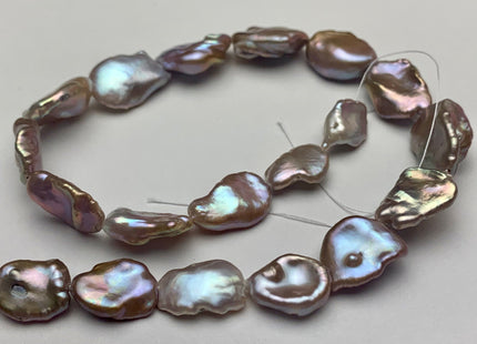 12x15-13x18 mm AAA Natural Mauve Pink Or Seaweed Freshwater Keishi Pearl Genuine High Luster Natural Color Freshwater Keishi Beads #1361