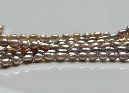 6.5x7-8 mm AAA Natural Mauve Pink Baby Edison Baroque Freshwater Pearl Beads Genuine Tear Drop Shape Small Edison Pearls #P2122