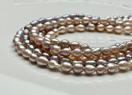 6.5x7-8 mm AAA Natural Mauve Pink Baby Edison Baroque Freshwater Pearl Beads Genuine Tear Drop Shape Small Edison Pearls #P2122