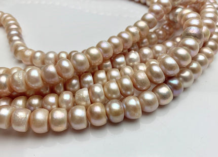 10 mm Natural Pink Round Button Freshwater Pearl Beads Genuine Natural Color Freshwater Button Pearls #1610