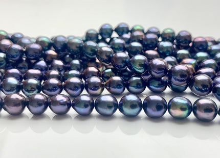 8 mm AAA Blue Peacock Edison Baroque Freshwater Pearls Genuine Rare Cultured High Luster Smooth And Shiny Edison Baroque Pearls #P1016