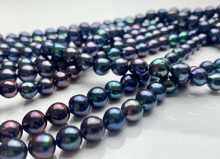 8 mm AAA Blue Peacock Edison Baroque Freshwater Pearls Genuine Rare Cultured High Luster Smooth And Shiny Edison Baroque Pearls #P1016