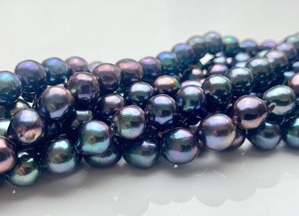 8 mm AAA Blue Peacock Edison Baroque Freshwater Pearls Genuine Rare Cultured High Luster Smooth And Shiny Edison Baroque Pearls #P1016
