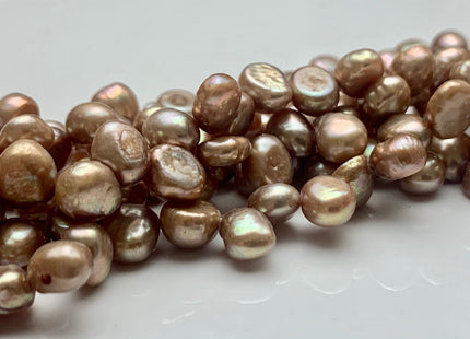 6x8 mm AA Bronze Color Top Drilled Freshwater Nugget Pearls Genuine Bronze Color Nugget Natural Pearls Beads #P1042