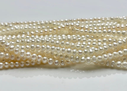 3 mm AA Natural White Color Tiny Seed Potato Freshwater Pearl Natural Beads Genuine Potato Freshwater Pearl Beads #78