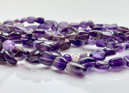 7-9x9-12 mm Natural Purple Color Amethyst Gemstone Irregular Nugget Beads Genuine Purple Amethyst Irregular Nugget Gemstone Beads #3847
