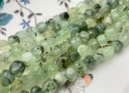 7-8mm Smooth Round Cube Dice Square Shape Prehnite Beads Genuine Natural Multi Green Color Prehnite Gemstone 15.5 Inches 45-46 Pieces #3693