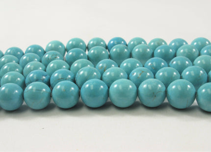 WHOLESALE 8 mm Smooth Round White OR Blue Howlite Jasper Gemstone Beads, Round Smooth Howlite Beads #498