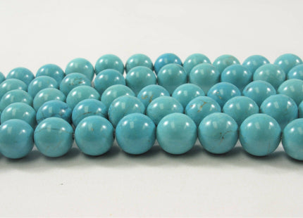 WHOLESALE 8 mm Smooth Round White OR Blue Howlite Jasper Gemstone Beads, Round Smooth Howlite Beads #498