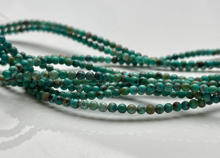 2.5 mm 100% All Natural Smooth Round Turquoise Gemstones Multi Color Brown Blue Green Color Turquoise Beads #4107