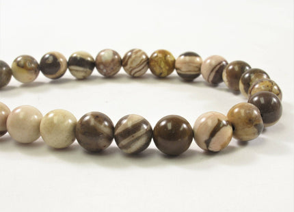 8 mm Smooth Round Australian Agate Semi Precious Beads, Natural Gemstone Beads, Round Smooth Natural Australian Agate Beads (403-AUA08)