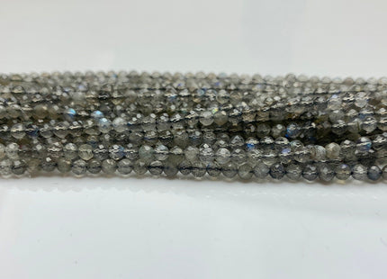 BEST DEAL 4 mm AAA Faceted Round Labradorite Gemstone Beads Genuine Natural Micro Faceted Labradorite Loose Beads 16 Inches Strand #2652