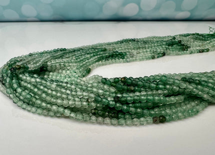 2.5 mm AAA Faceted Round Tiny Green Strawberry Quartz Gemstone Beads Genuine Natural Pink Loose Beads 15.5 Inches Strand #4208