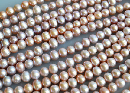 9-10 mm AA Natural Pink Potato Freshwater Pearl Beads, Genuine Pearl Beads, High Luster Pink Freshwater Pearls, Natural Pearl #89