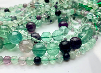 4 mm 6 mm 8 mm 10 mm 12 mm Smooth Round Fluorite Gemstone Beads Genuine Fluorite Gemstone Loose Beads 15.5 Inches Strand #2977