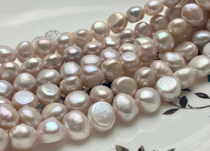 10-11 mm AAAA Natural Pink Color Potato Nugget Freshwater Pearl Beads Genuine High Luster And Smooth Freshwater Pearl 39 Beads #P1593