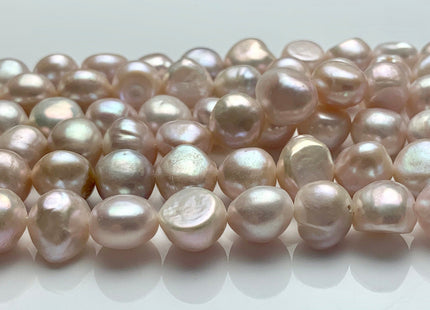 10-11 mm AAAA Natural Pink Color Potato Nugget Freshwater Pearl Beads Genuine High Luster And Smooth Freshwater Pearl 39 Beads #P1593