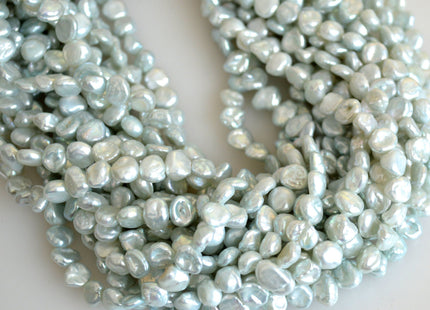 Freshwater Keishi Nugget Pearl Beads Center Drilled Lavender Rust and SeaFoam Color Approx.6-8mm #702