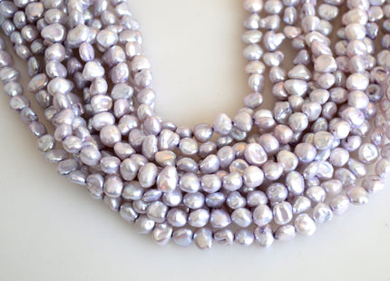 Freshwater Keishi Nugget Pearl Beads Center Drilled Lavender Rust and SeaFoam Color Approx.6-8mm #702