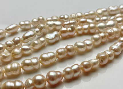 9x15 mm Approx. Peanut Shape Natural Pink Color Freshwater Pearl Beads Genuine Freshwater Peanut Pearl #1141