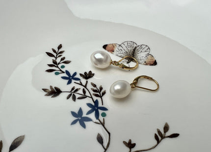 One Pair 925 Sterling Silver/Gold Lever Back Earring Hoops Genuine Silver Earring Findings Silver Gold Filled Pearl Earring #10278