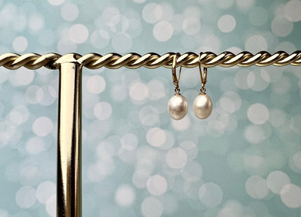 One Pair 925 Sterling Silver/Gold Lever Back Earring Hoops Genuine Silver Earring Findings Silver Gold Filled Pearl Earring #10278