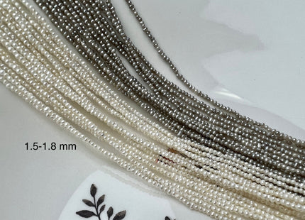 WHOLESALE 2 mm Tiny Seed Pearl Beads Natural White Pink Or Gray Color Potato Freshwater Pearls Genuine Freshwater Pearl Seed Pearls #821