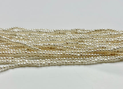1.5-2 mm AAA Tiny Natural White Freshwater Pearl Beads Seed Pearls Genuine High Luster Potato Pearl Beads Tiny Seed Pearls #P1864