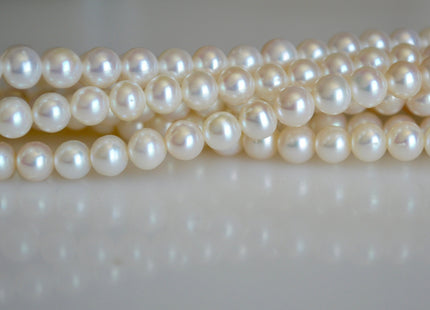 6-6.5mm AAA Natural Round Freshwater Pearls Genuine Natural Pearl Beads Lustrous Pearl #817